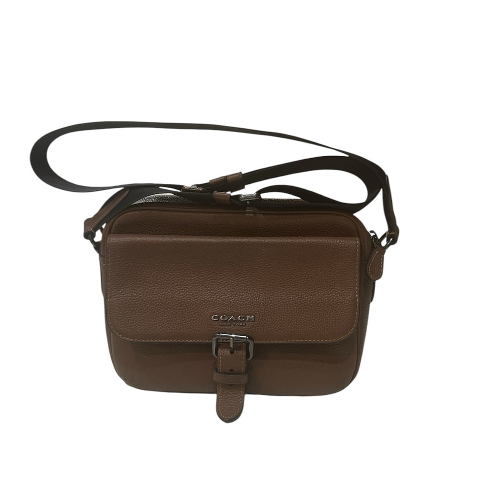 Brown COACH crossbody purse